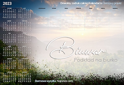 Podkład na biurko - biuwar